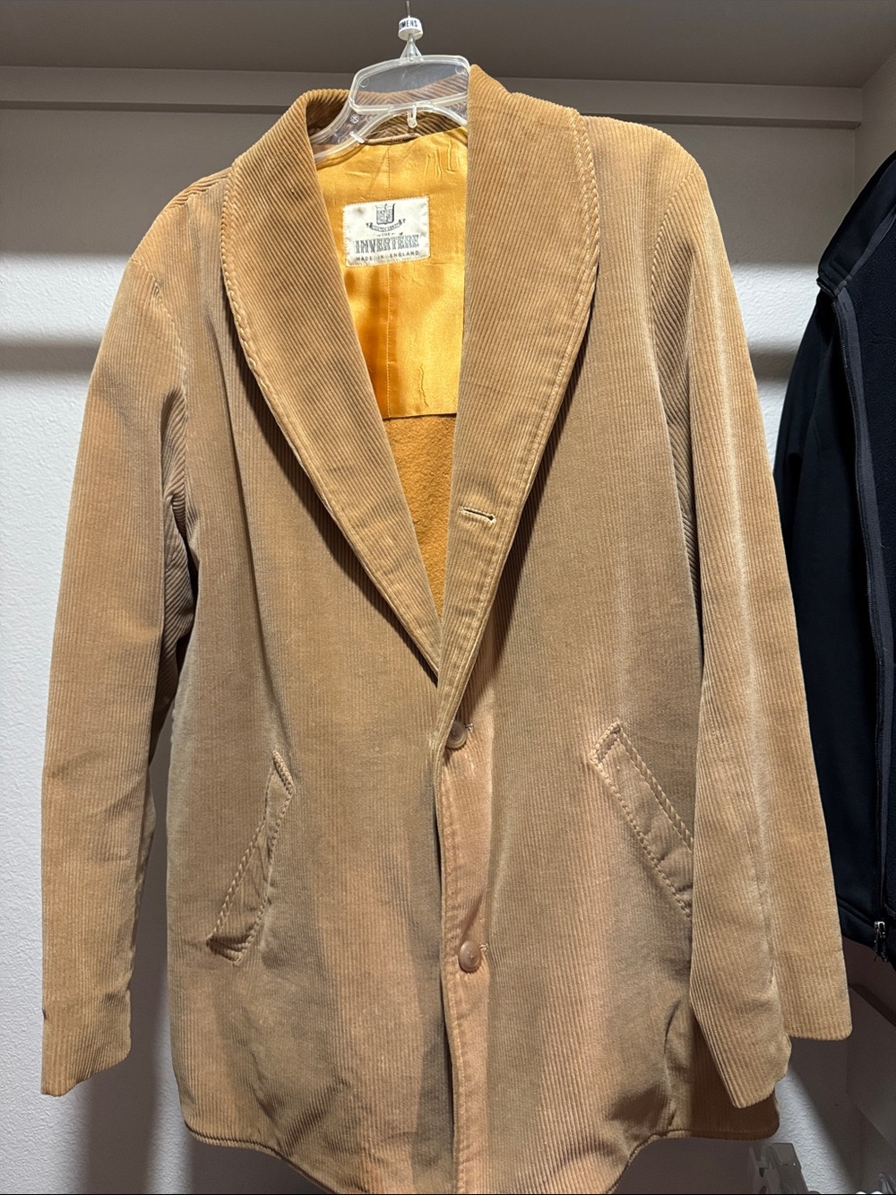 Vintage Tan Corduroy Blazer Jacket by Invertere